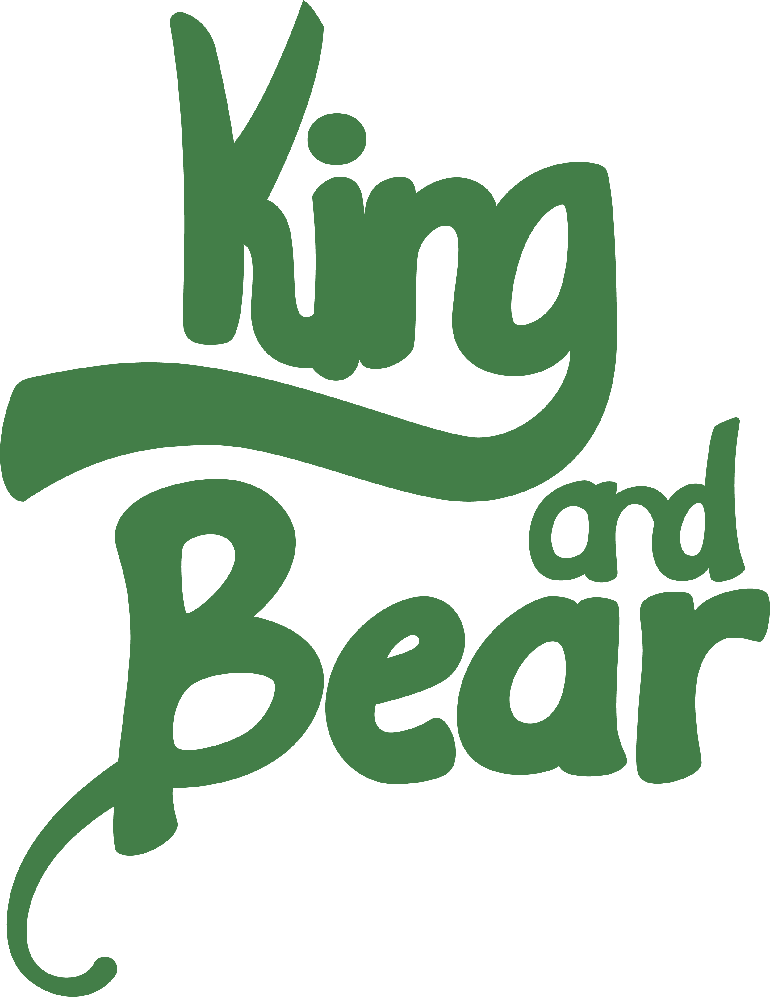 King and Bear Logo